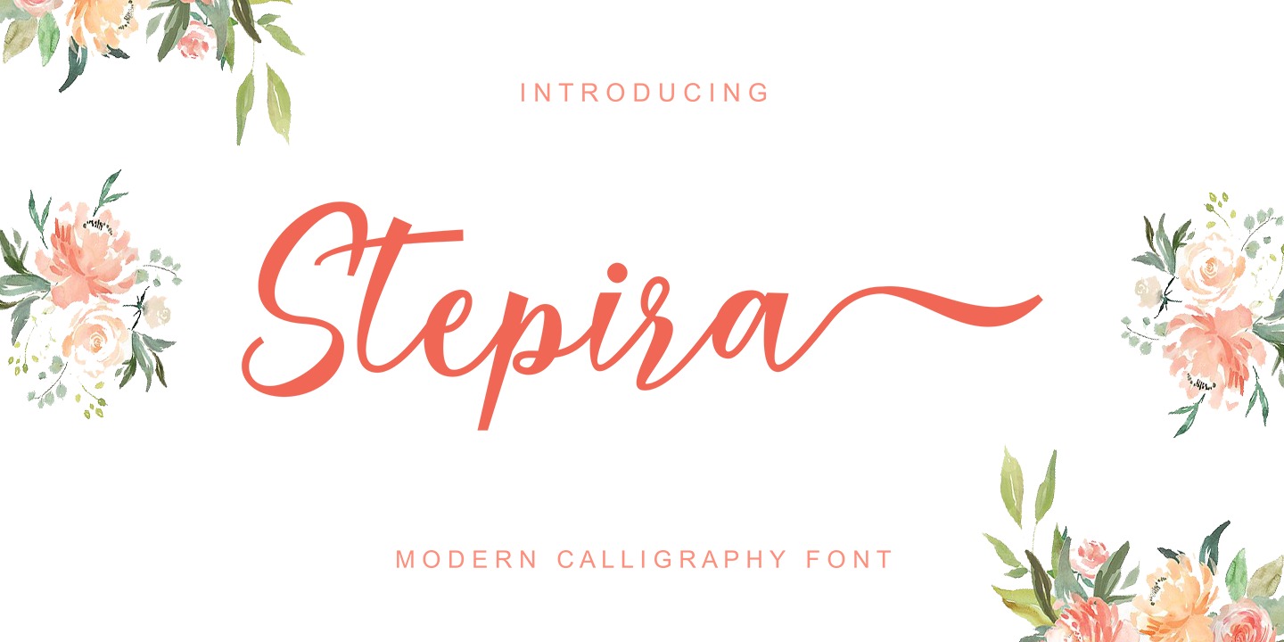 Пример шрифта Stepira